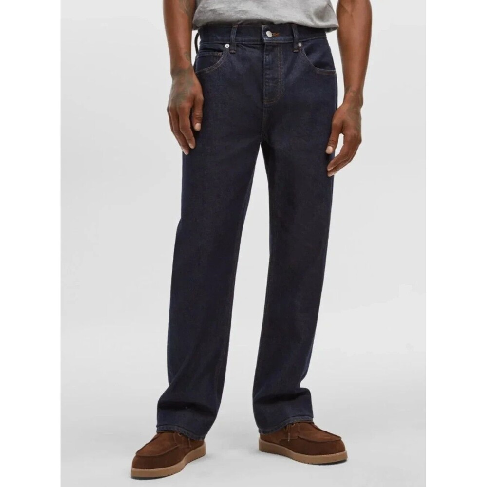 Mode of One Men's Straight Fit Stretch Men's Denim Jeans Dark Roosevelt 30W/32L